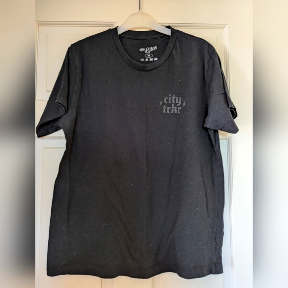 Black Motorcycle T shirt "Live Fast Ride Free" - M - Picture 1 of 4